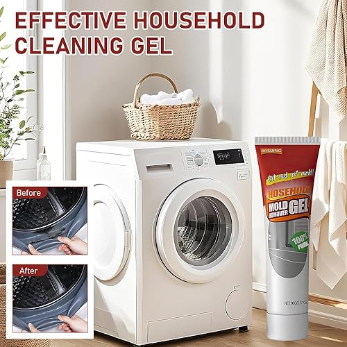 Miniatura 3 de Nuroclean Gel removedor de 2 piezas, gel removedor, adecuado para espacios de azulejos de baño y cocina, limpieza de paredes, altamente eficaz en