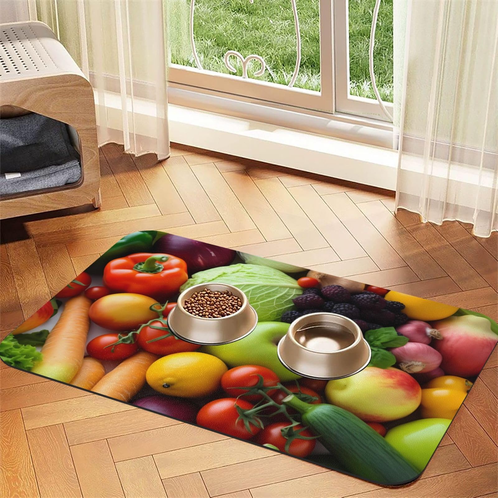Tapis de nourriture pour chien antidérapant fini les gamelles qui glissent