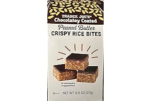 Trader Joe's Chocolatey Coated Peanut Butter Crispy Rice Bites for Snackers Only