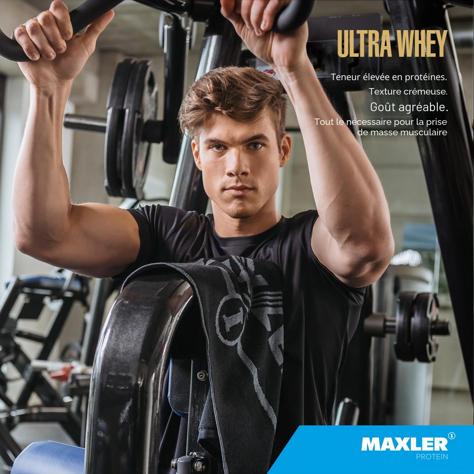 Maxler Ultra Whey Protein - Proteine Whey - Proteines musculation - Whey Isolate - Whey Protein Milkshake à la Fraise - 450g de proteine whey