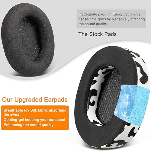 Miniatura 5 de SOULWIT Almohadillas de repuesto para auriculares SteelSeries Arctis 135Arctis 77+7P7P+7X7X+99XProPrime (no se ajustan a ningún Arctis Nova),