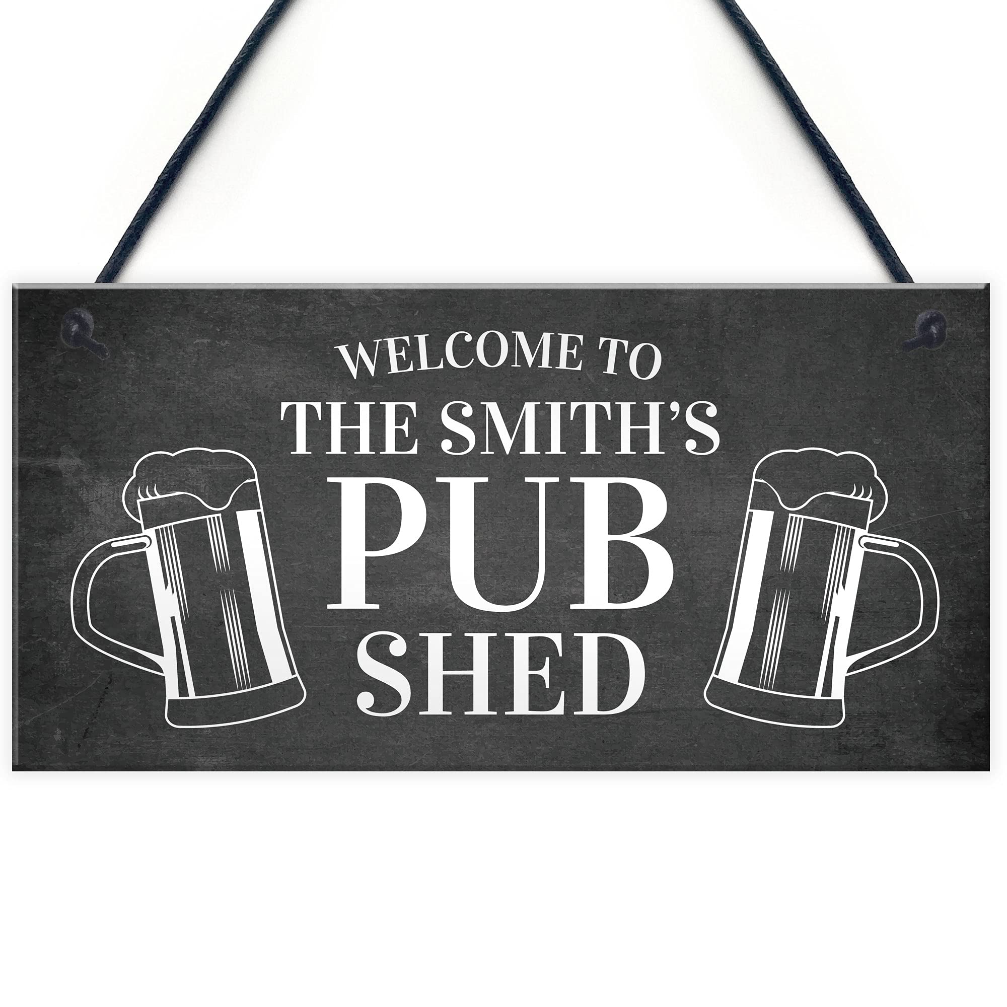 Pub Shed Sign Personalised Home Bar Sign Pub Man Cave Plaque Alcohol Gift For Men