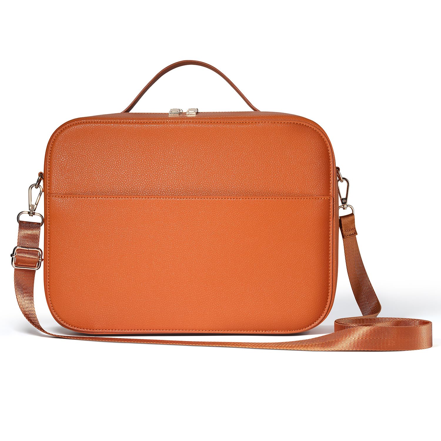 Borsa di stoccaggio per gli occhiali Vision Pro per la realtà virtuale, borsa antiurto per il trasporto a spalla, borsa da viaggio di grande spazio, custodia portatile per lo stoccaggio (Marrone)