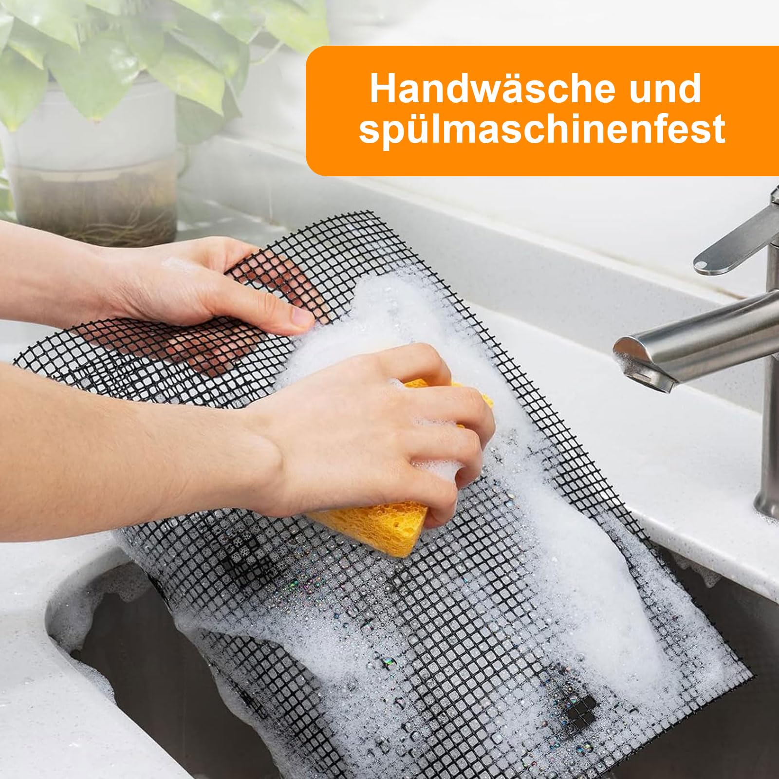 Grillmatte Aus Edelstahl 304 – Wiederverwendbare Antihaftmatte Für Gasgrill, Ofen & Camping, Hitzebeständig Bis 260°C