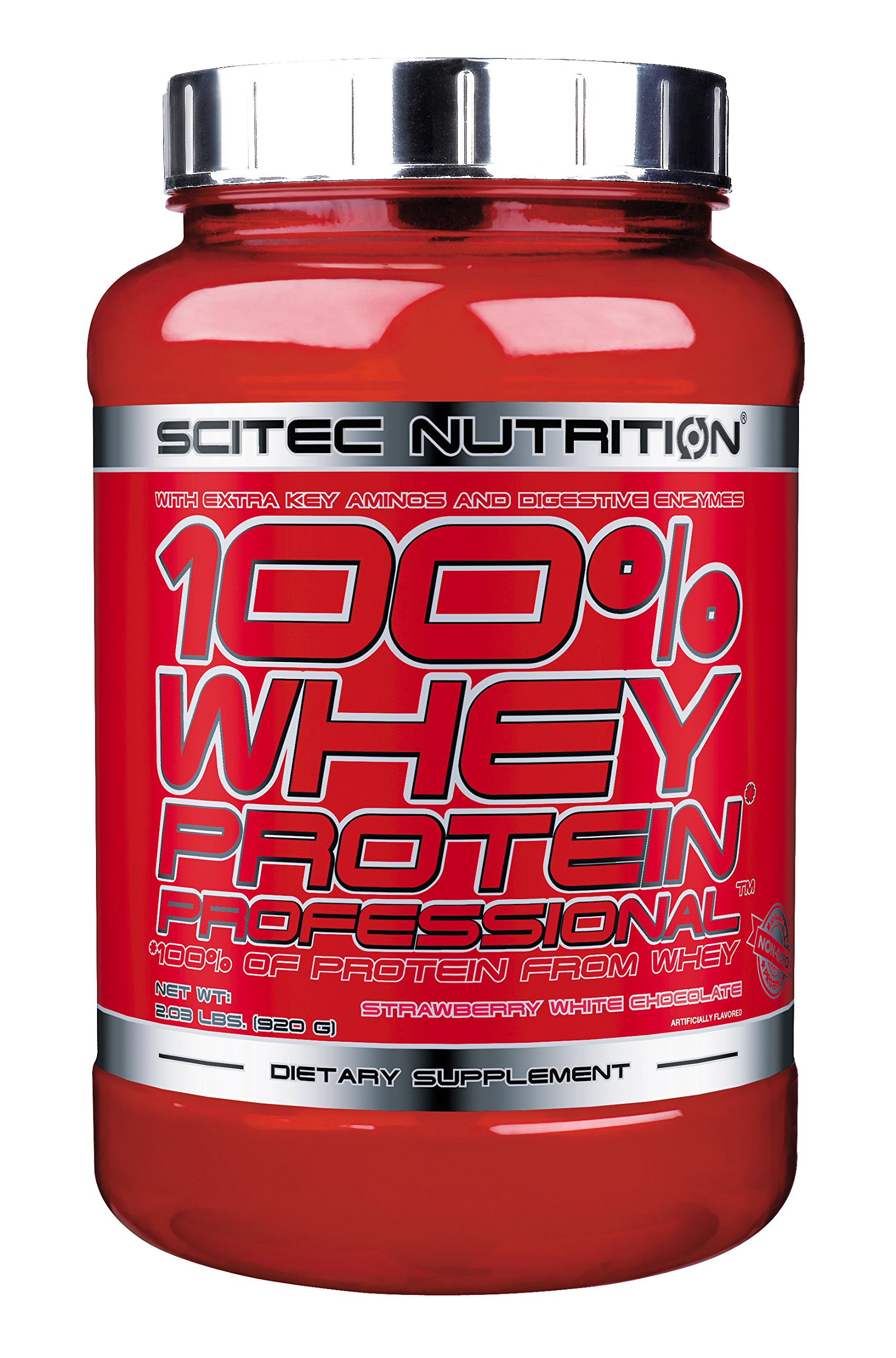 100% Whey Protein Professional - 2.03 Pound, Strawberry White Chocolate
