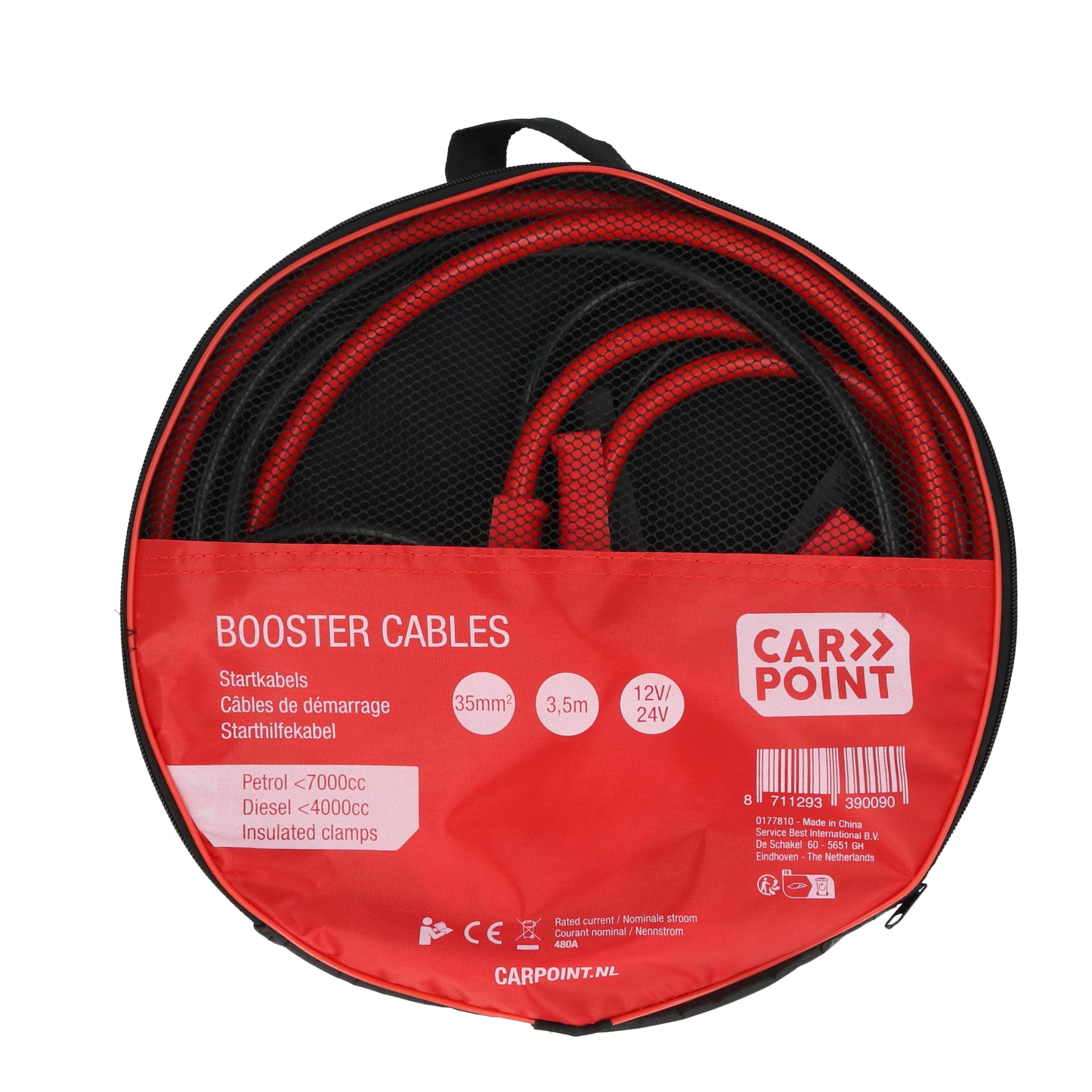 CARPOINT 0177810 Zangenkabel Batterieladegerät