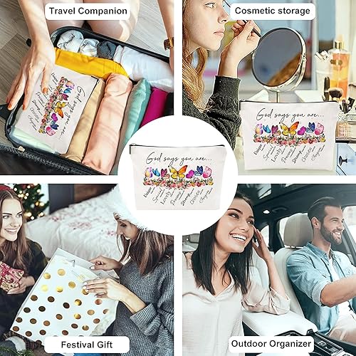 Miniatura 3 de Bolsa de maquillaje afroamericana para monedero de lona afro-negra, bolsas de cosméticos para mujer, regalo inspirador, pequeña bolsa divertida para