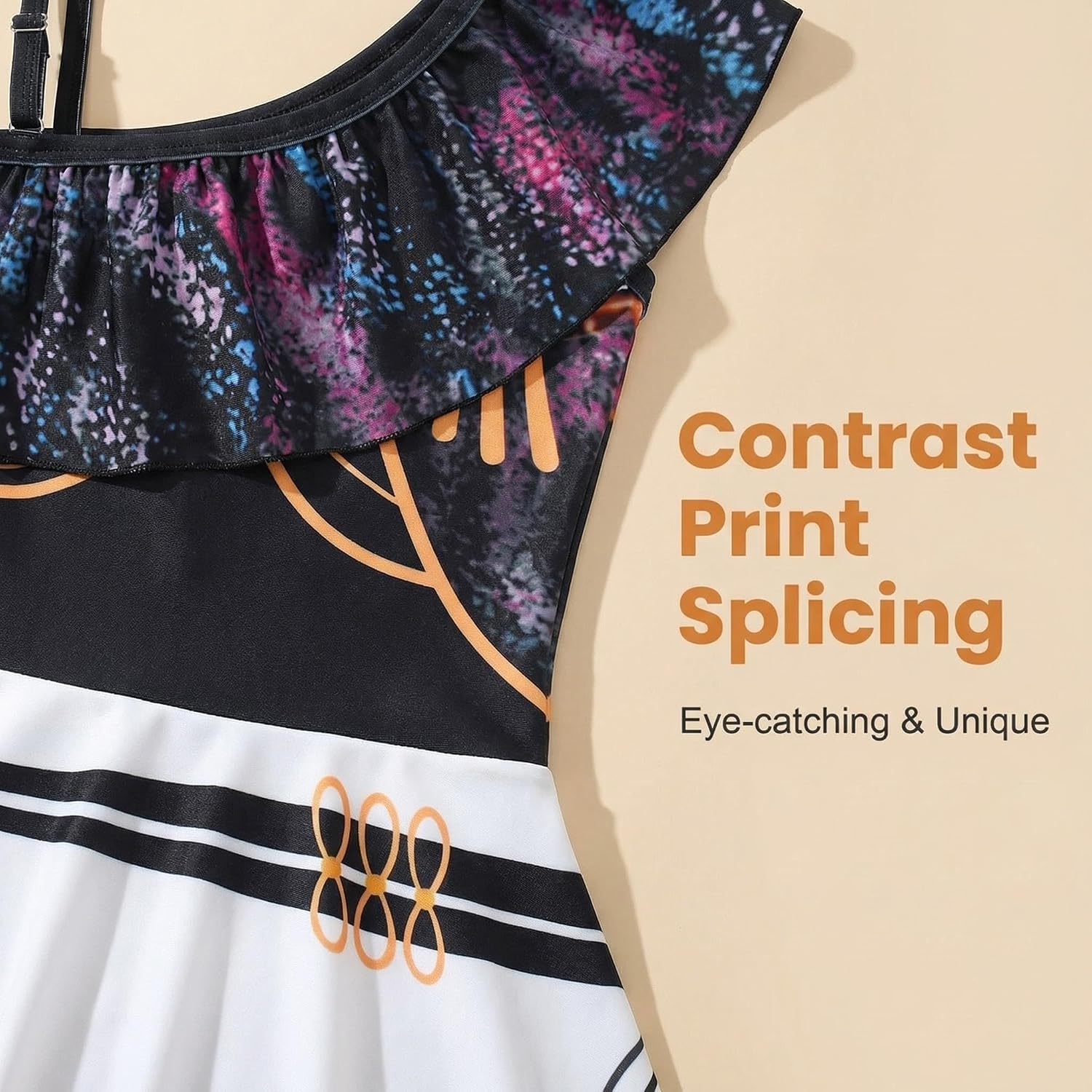 Girls Swimsuits One Piece Kpop Swim Sets Bathing Suit Costume Swimwear