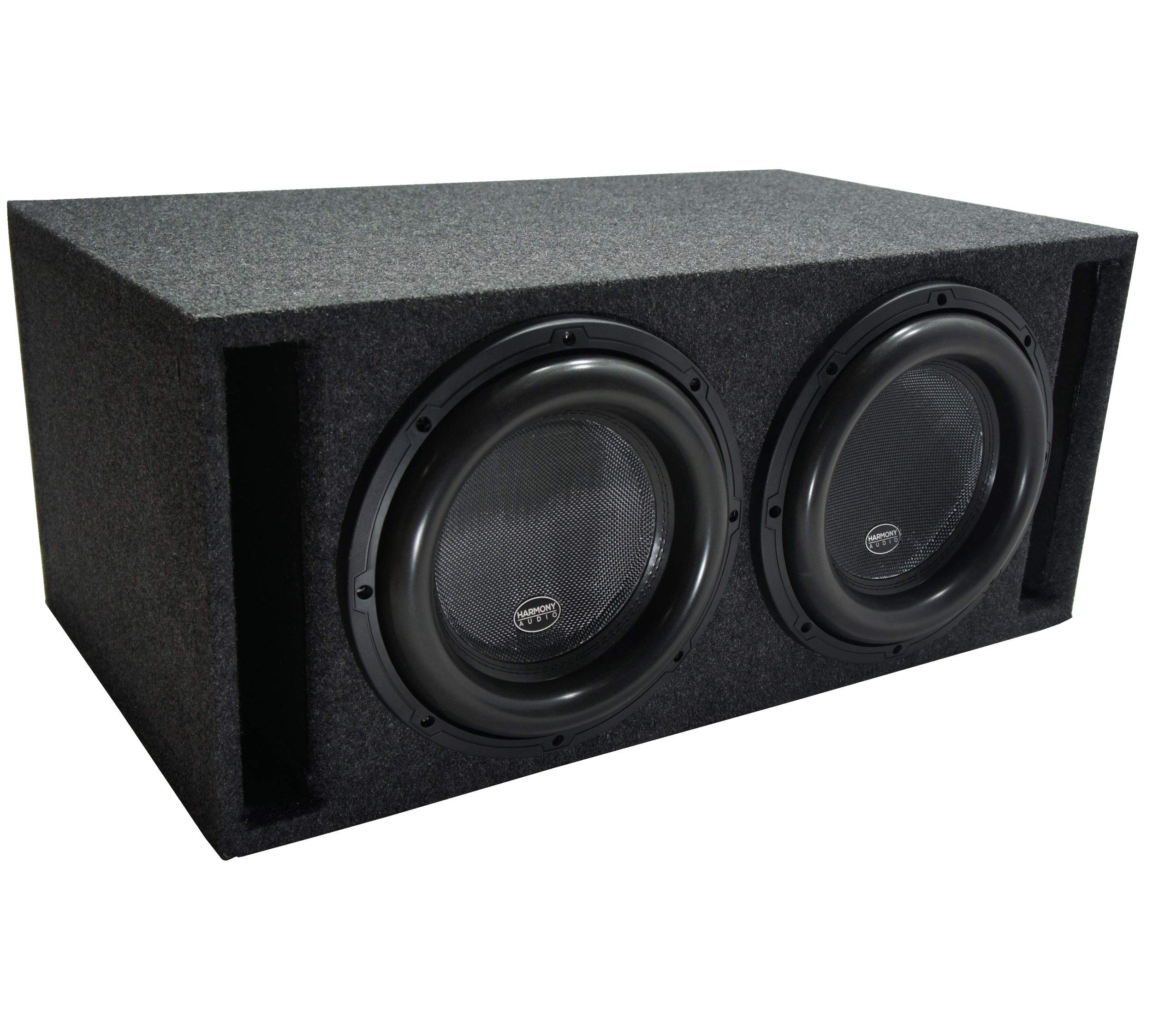 Harmony Audio HA-ML121 Competition Loaded Dual 12" Sub 6000W Vented SPL Sub Box