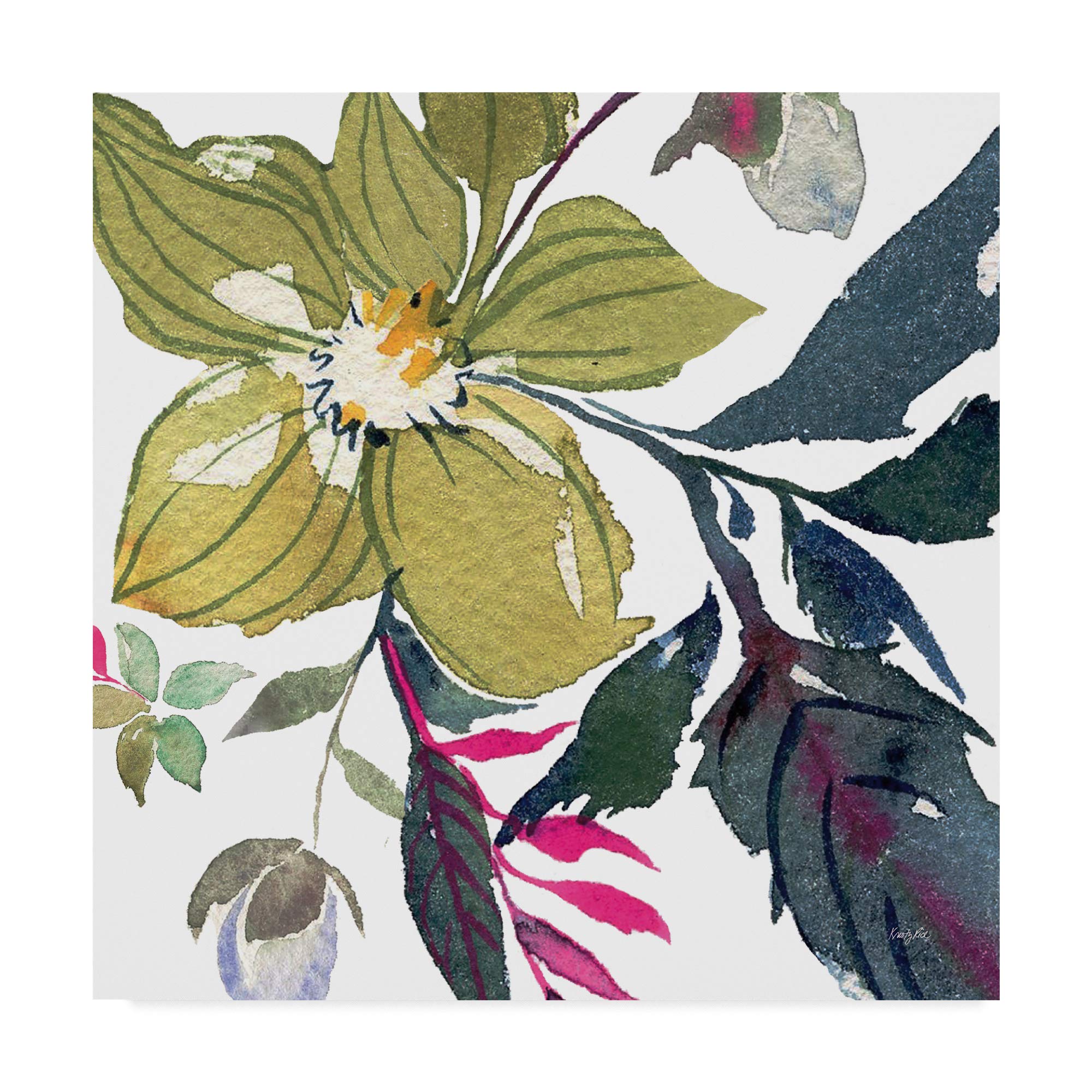 Hellebore Ya Doing I by Kristy Rice, 18x18