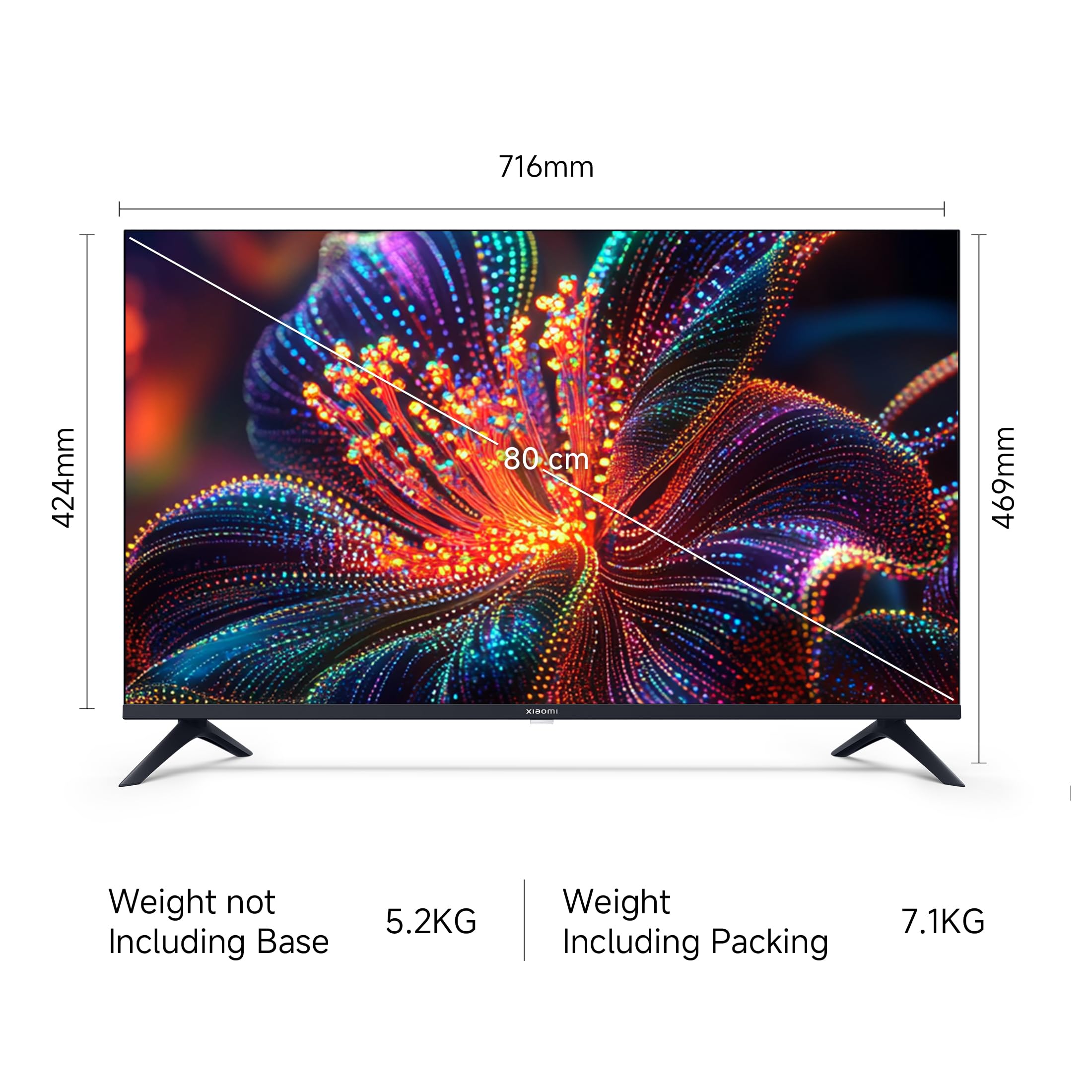 【新品未使用】Xiaomi 32 TV Xiaomi 80 cm (32 inch) A HD Ready Smart Google LED TV L32MB-AIN