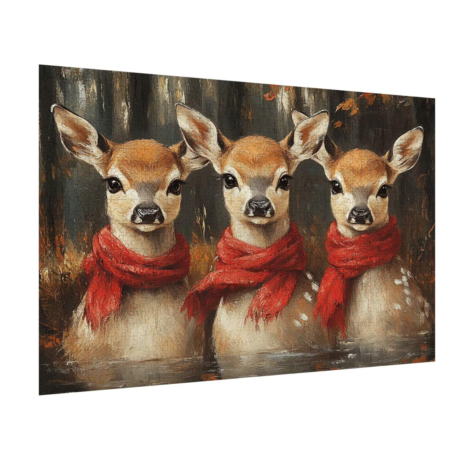 Puzzle 6000 Pezzi astratto Puzzle Classici per Gioco Familiare, n-48 | Impossibile Puzzles, Intrattenimento Creativo, Rilassamento e Intelligence, Regalo per Amore e Amico, Decorazioni Casa, cervo