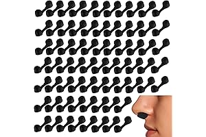 Tondiamo 150 Disposable Sponge Nostril Filters for Safe & Comfortable Tanning, Welding, Dust Allergies