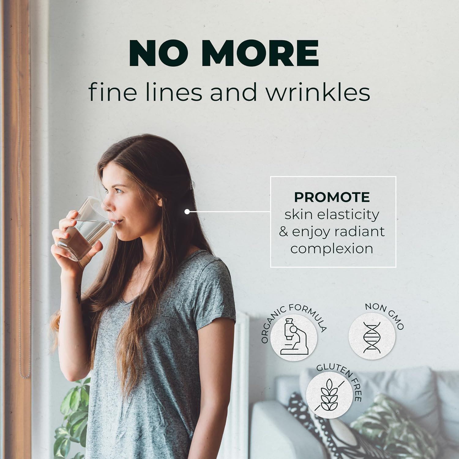 PUREHEALTH RESEARCH Marine Collagen Supplement - with Hyaluronic Acid, Aloe Vera Leaf Extract, Morikol Marine Collagen Tripeptides & Vitamin E - 90 Capsules - Image 7