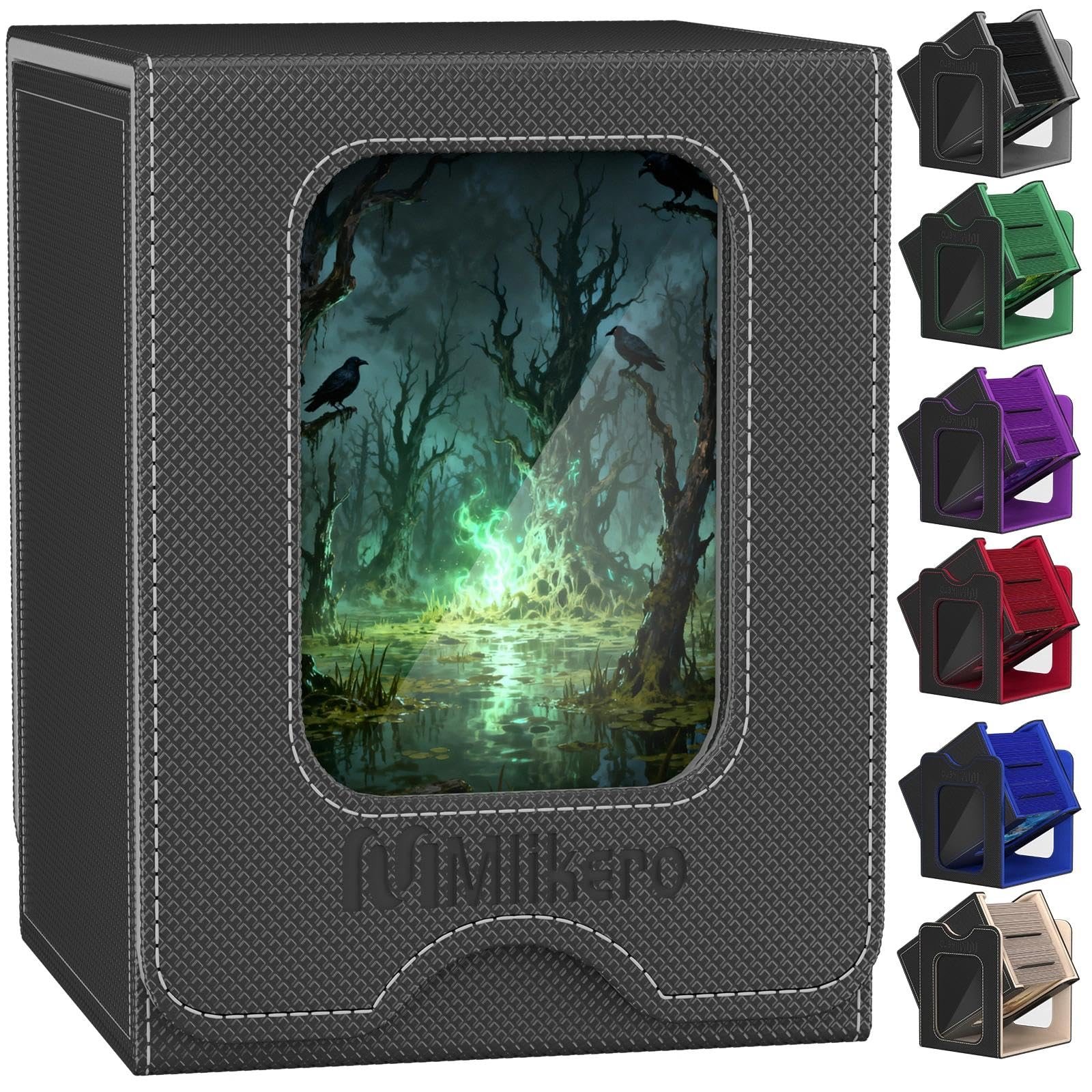 Mlikero Commander Deck Box, Card Deck Box, Commander Display