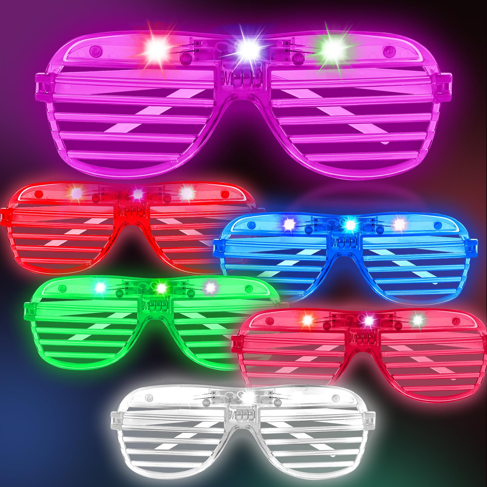Neon Sunglasses Cool Shades Glasses SHADES 80'S NEON FLIP UP (U