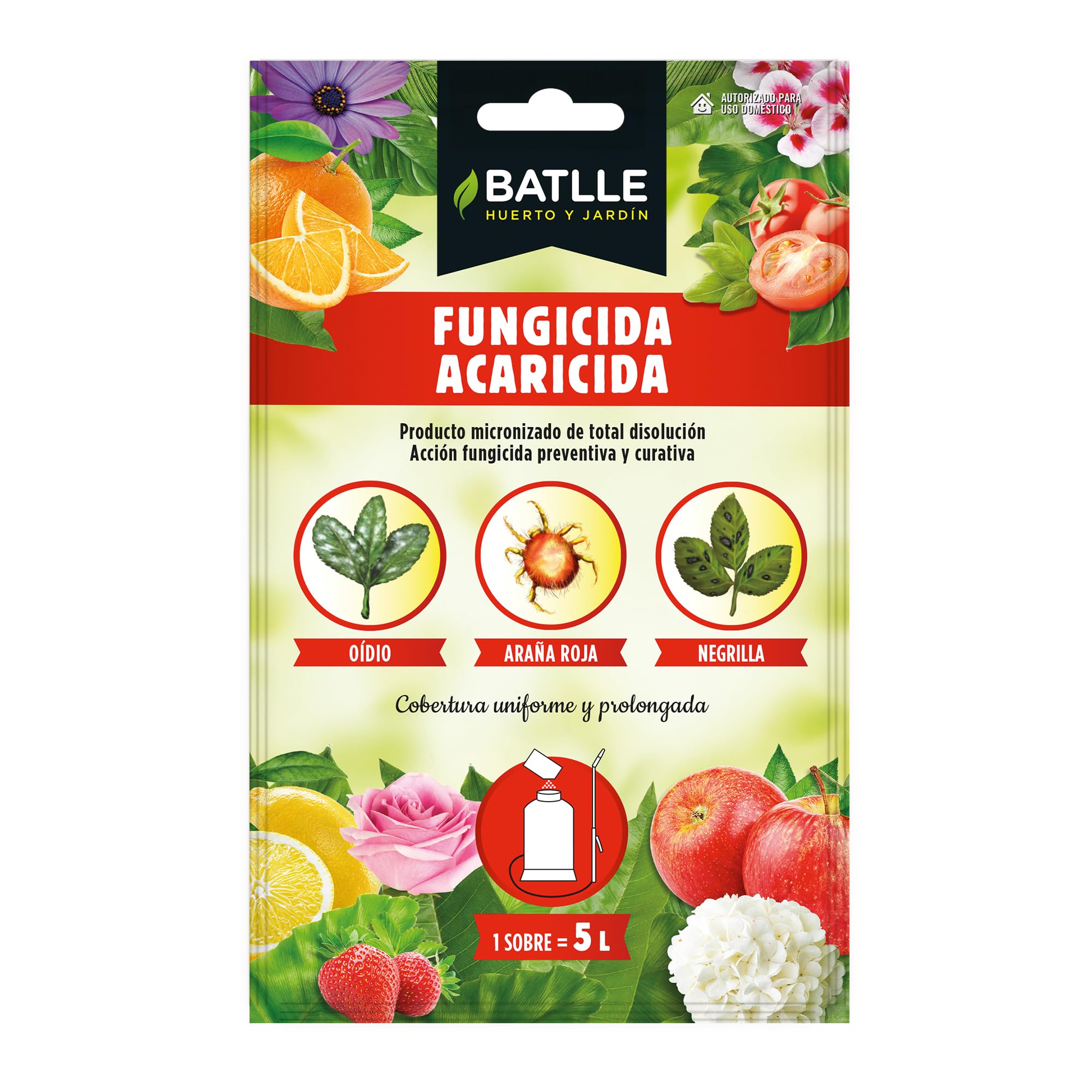 Fitosanitarios - Fungicida-Acaricida Sobre para 5L - Batlle
