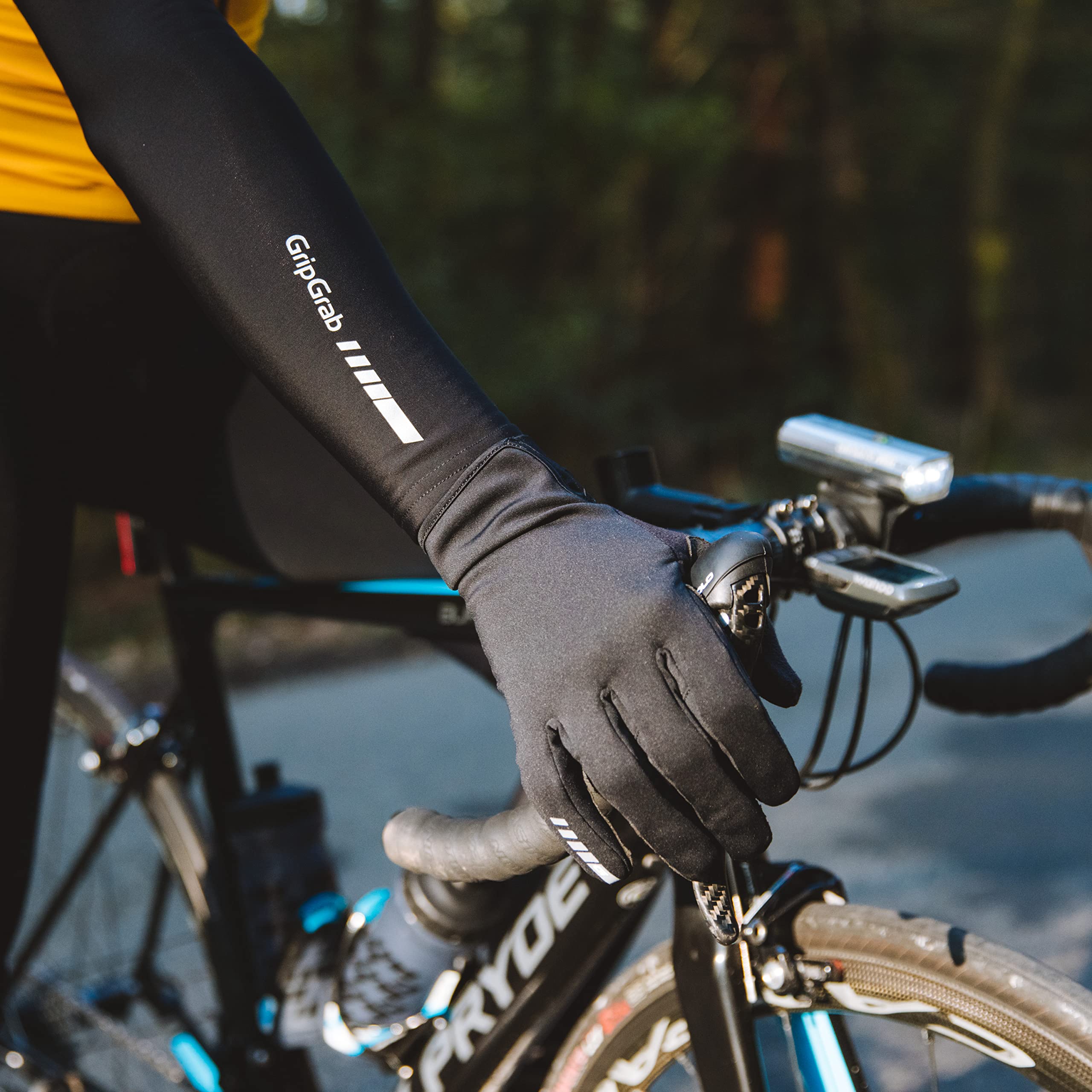 GripGrab Raptor profesjonalne zimowe rękawiczki wyścigowe – niewyściełane antypoślizgowe rękawiczki do jazdy na rowerze – MTB, Cyclocross