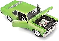 Vista 4 de Maisto 1:24 Escala 1970 Chevrolet Nova SS Vehículo fundido a presión (los colores pueden variar), verde