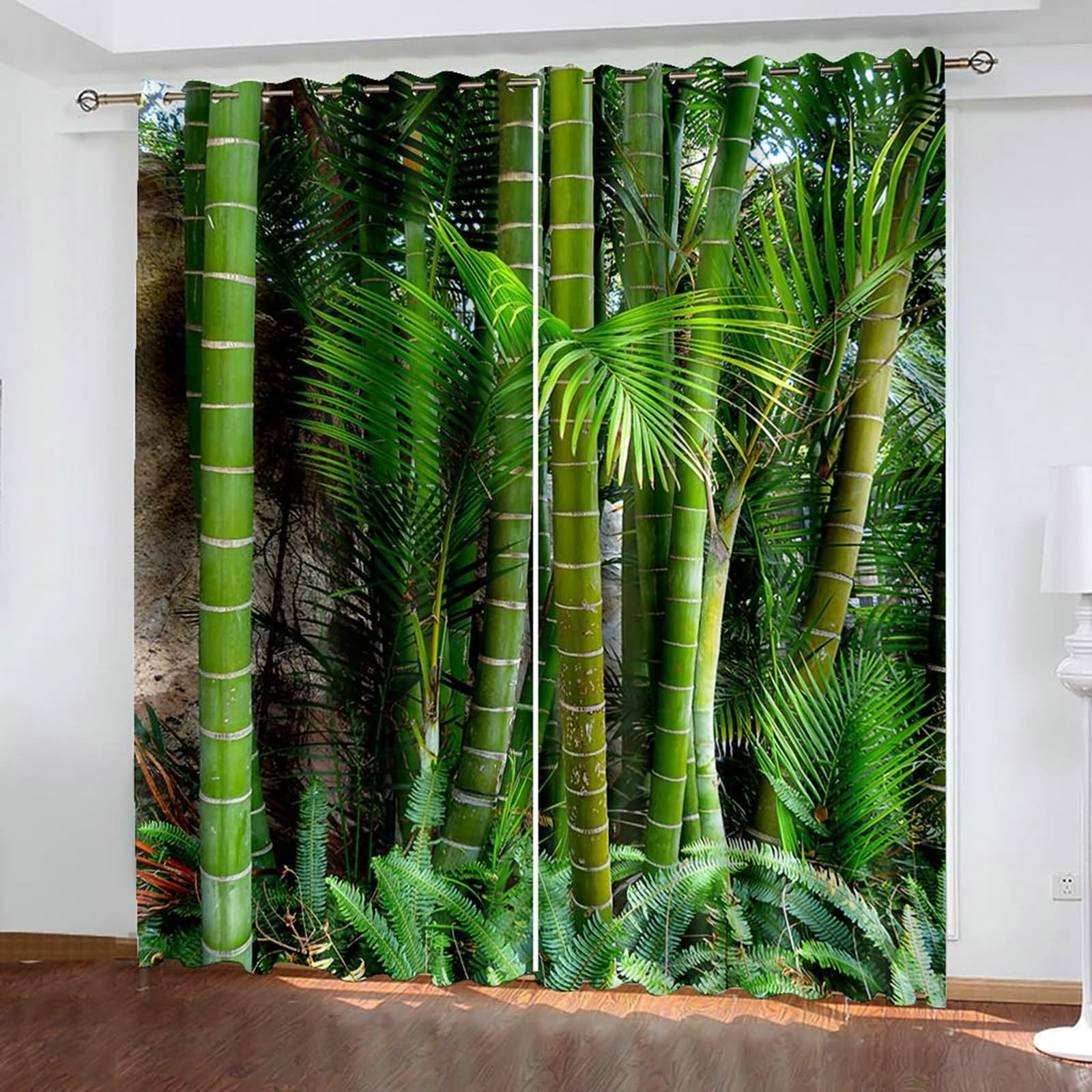 Rideaux chambre thermique Gualiy pour creer un cocon de verdure ombrage