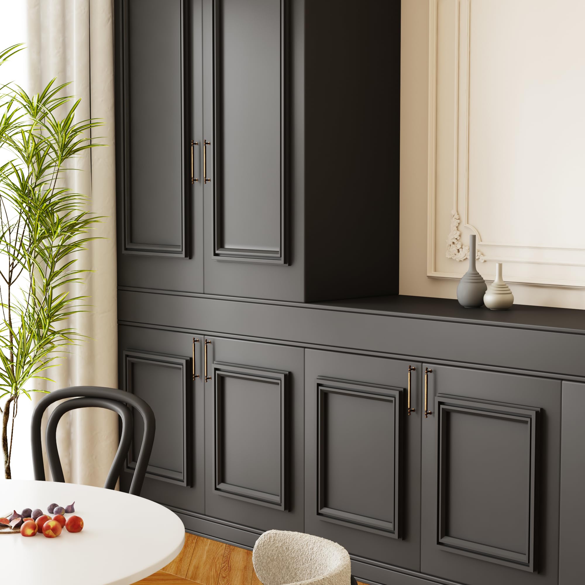 modern farmhouse dresser knobs Kitchen Makeover Cabinets