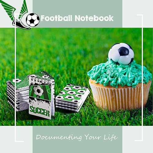 Miniatura 7 de 24 cuadernos de fútbol para niños, recuerdos de fiesta deportiva, cuadernos de fútbol para niños, recuerdos de fiesta de fútbol, cuadernos en