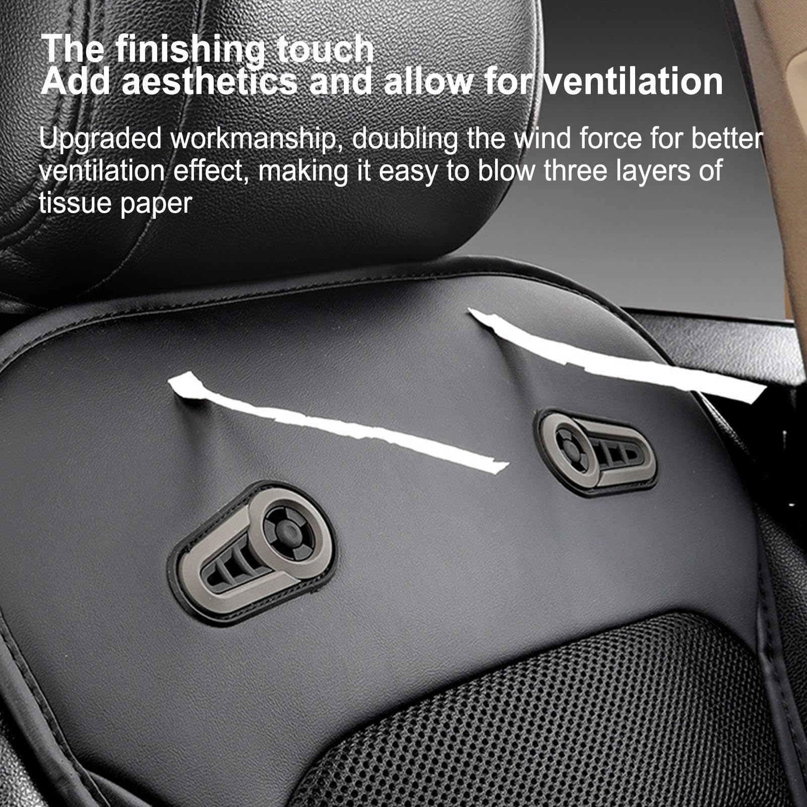 Cojín de asiento de aire de refrigeración,Cojín de asiento de refrigeración,Cojín enfriador para asiento de coche | Almohadillas para fundas de asientos de automóvil con refrigeración ventilada para S