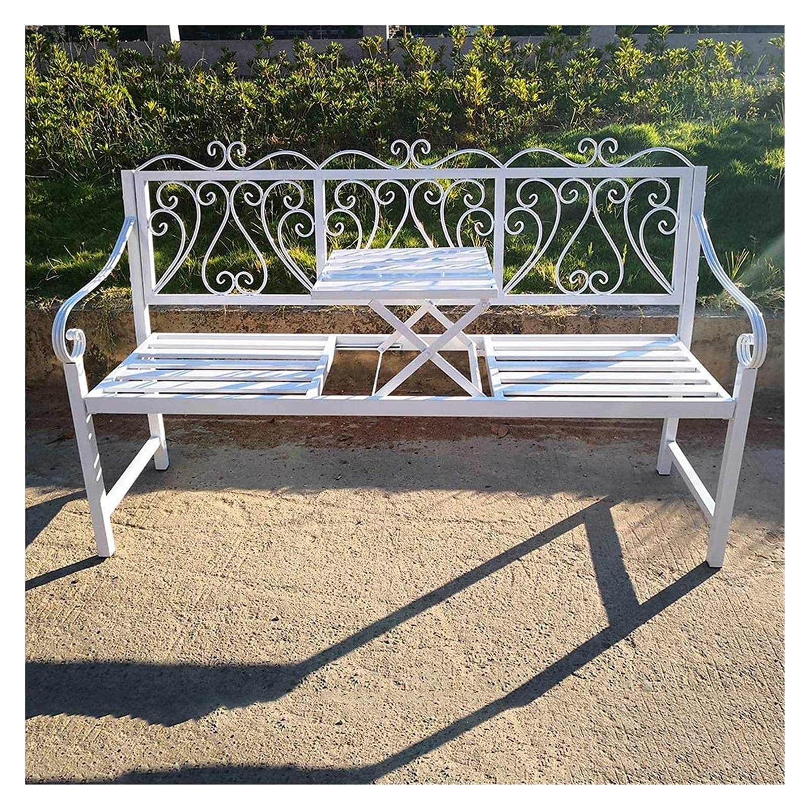 Buy Outdoor Bench Patio Bench, Front Porch Furniture, 60in Park Terrace