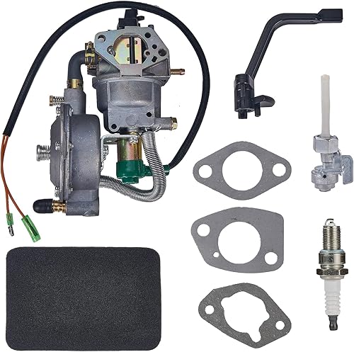 Choke manual GX390 188F Generador Dual Fuel Carburador LPG Kit de conversión de GNC para Honda GX390 188F 4.5KW-6.5KW Generador de gasolina
