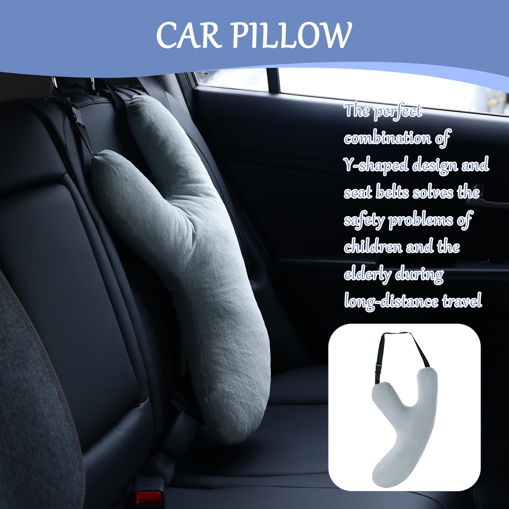Travel Car Seat Travel Pillow Car Pillow For Kids, Car Sleeping