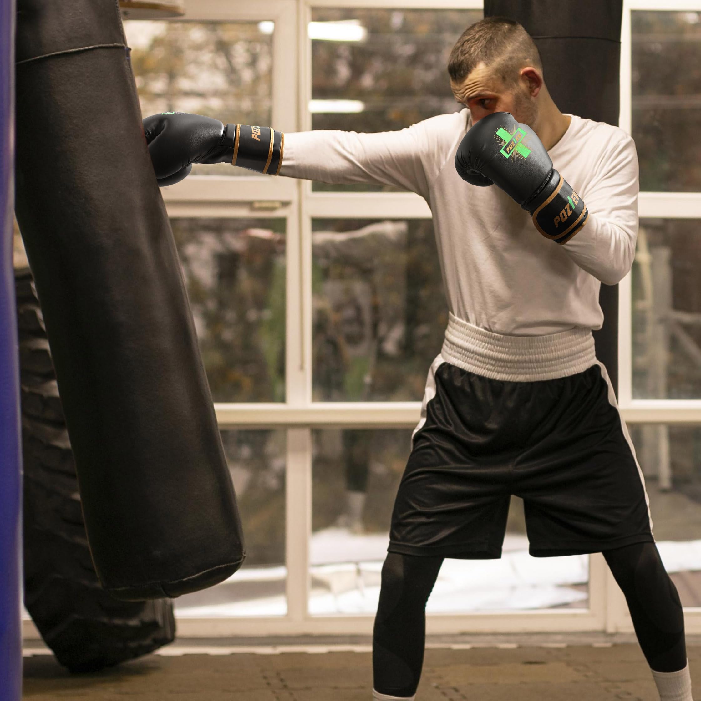 Guantoni da boxe per uomini e donne, guanti da allenamento professionali per sparring, allenamento con sacco pesante, guanti da Muay Thai Focus Mitts sacco da boxe ideali per MMA e kickboxing