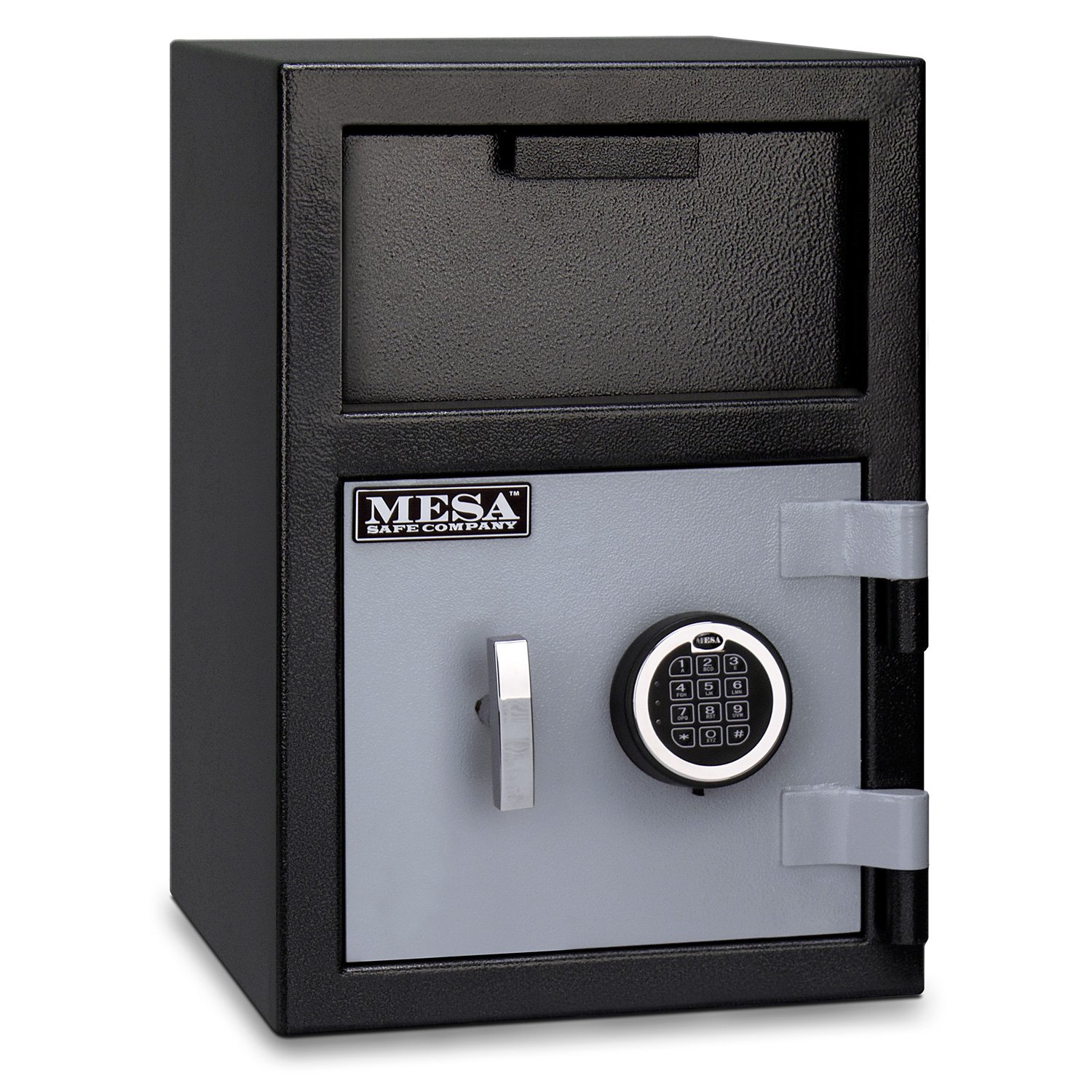 Mesa Safe Company Model MFL2014E Depository Safe with Electronic Lock, Two Tone Gray
