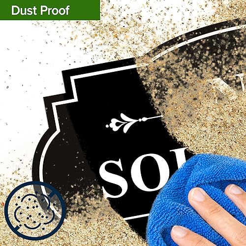 Miniatura 9 de My Sign Center - Letrero de "No Soliciting Yard" para casa, 13 x 13 pulgadas, estacas integradas de alta resistencia, compuesto de aluminio libre de