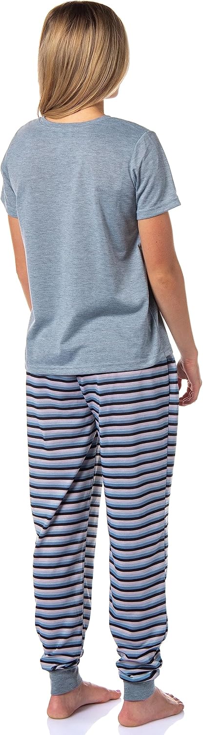 Disney Winnie-the-Pooh Women's Eeyore Character Jogger Sleep Pajama Set - Image 4