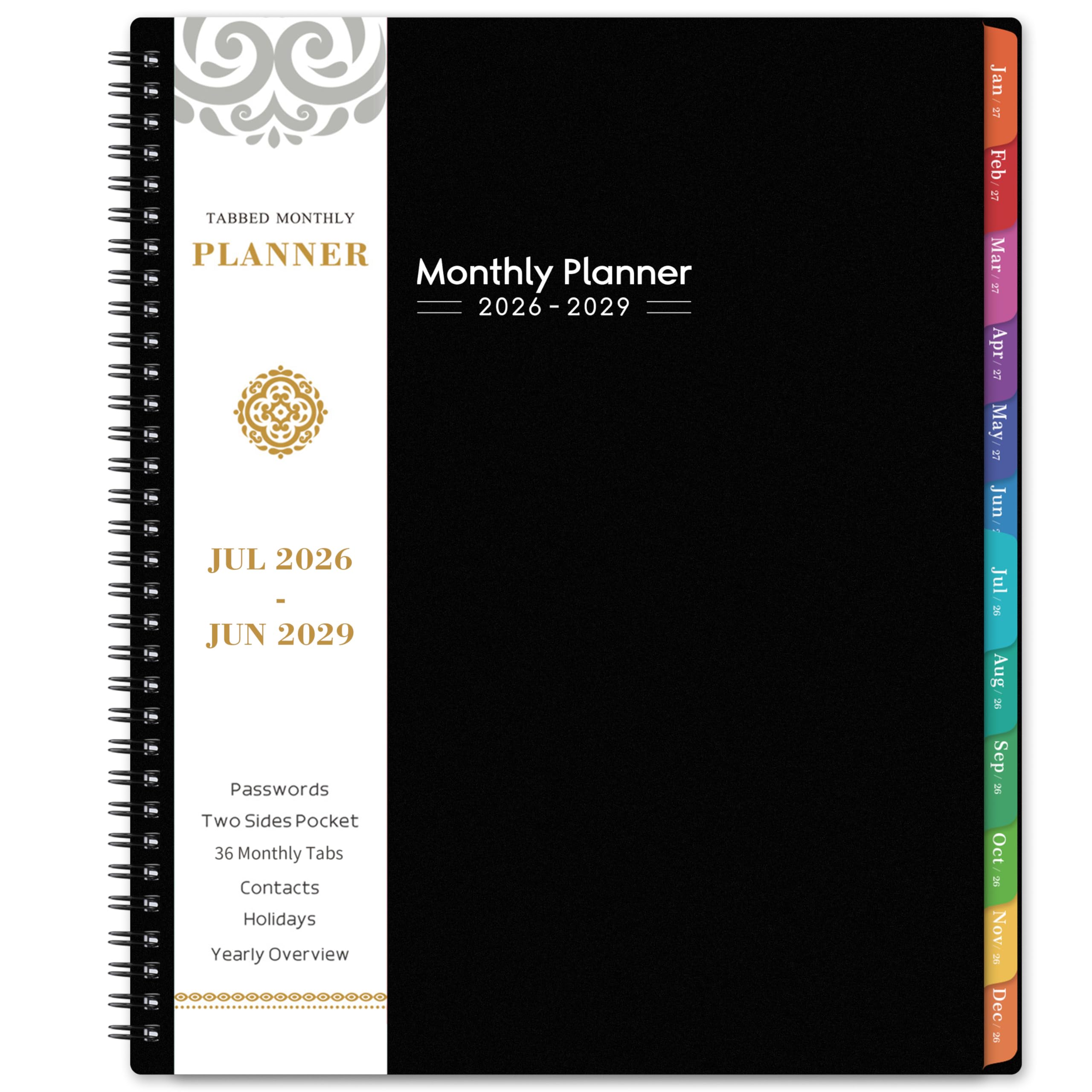 Amazon.com : 2026-2029 Monthly Planner/Calendar - 3 Year Planner