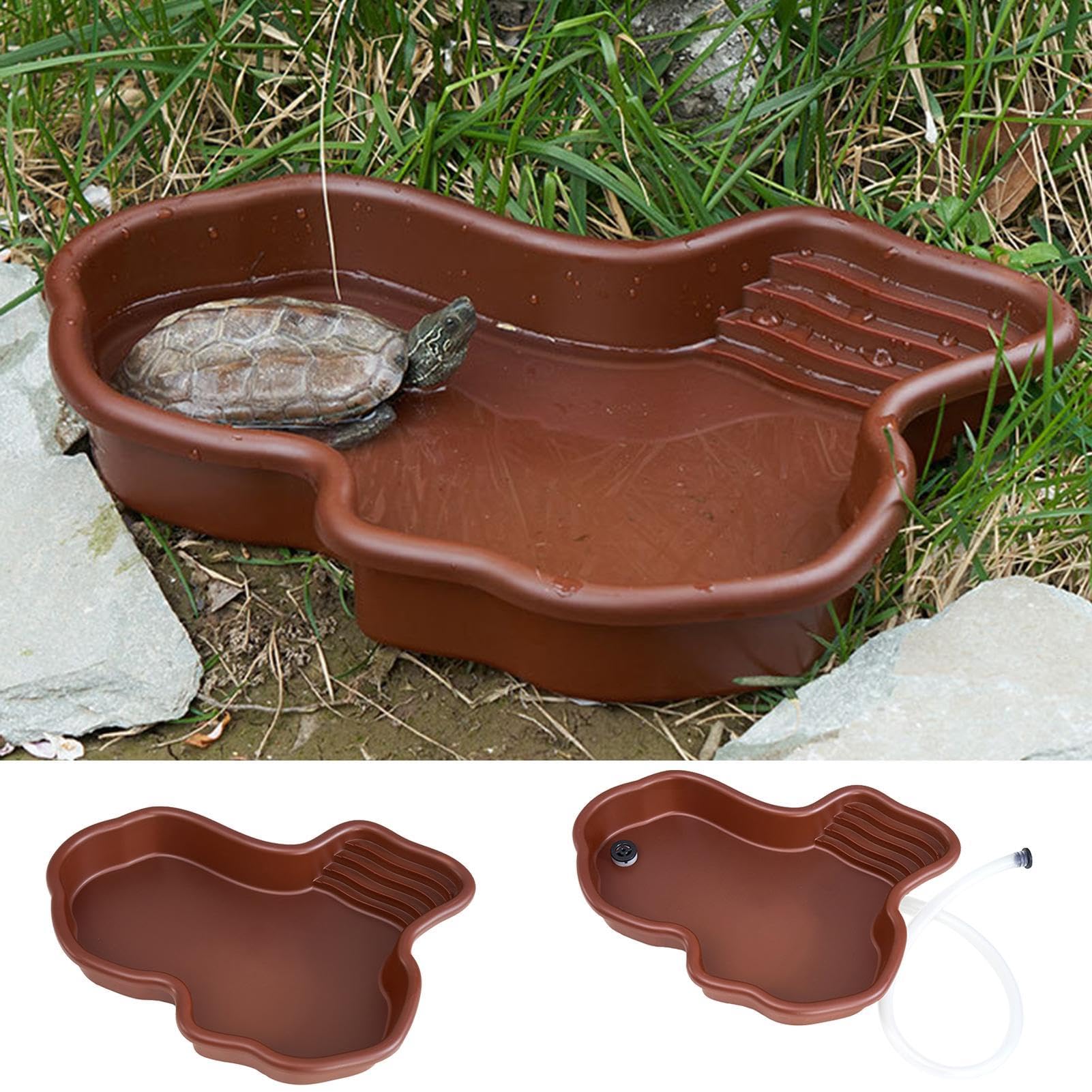 Piscina per Rettili | Vasca da Bagno per Rettili | Ciotola per Acqua per Rettili | Piscina per Tartarughe | Mangiatoia per Tartarughe per Tartarughe, Draghi Barbuti, Gechi