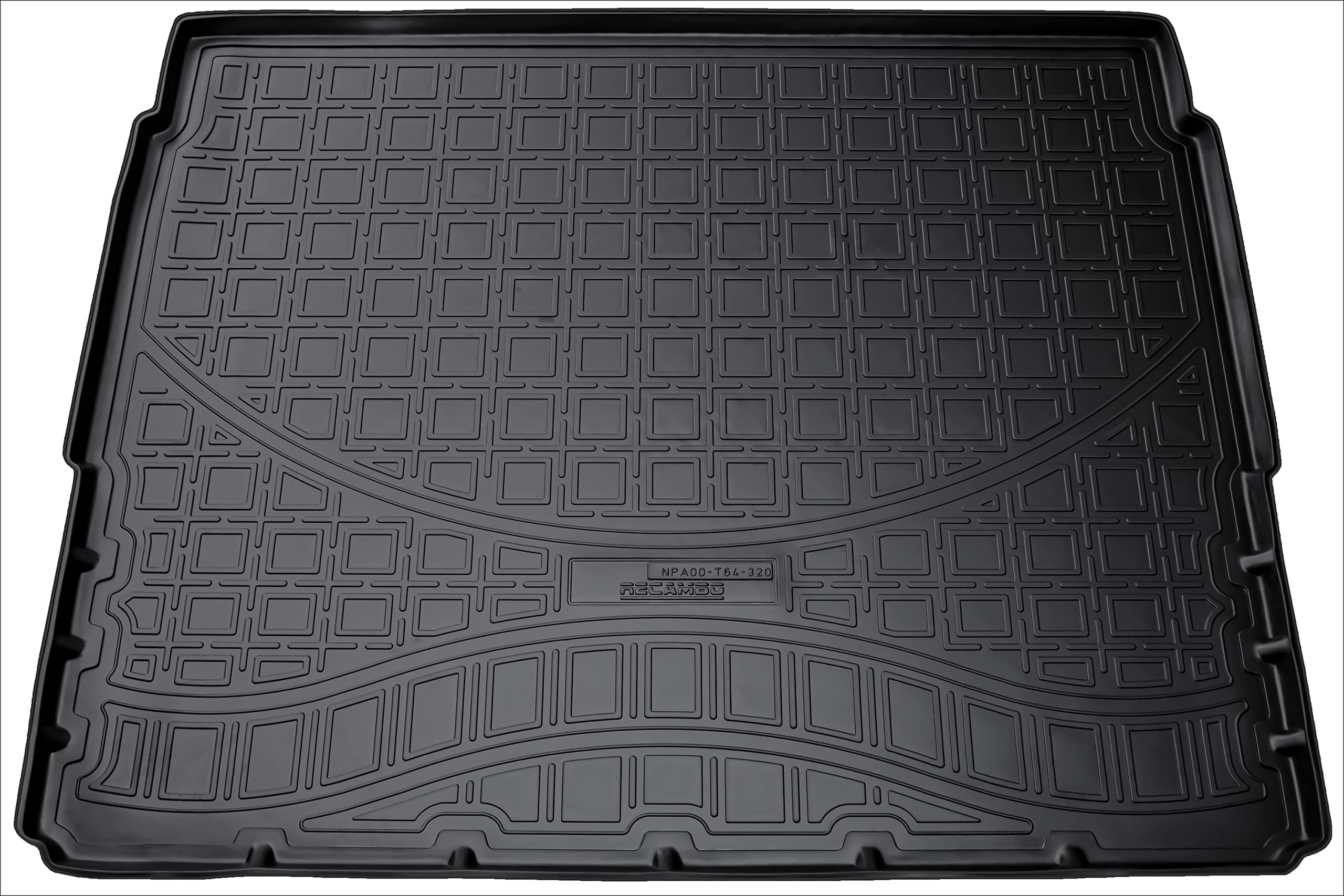 Recambo Alfombrilla de Goma para Maletero Apta para Peugeot 3008 II, a Partir de 2016, Ajuste Borde