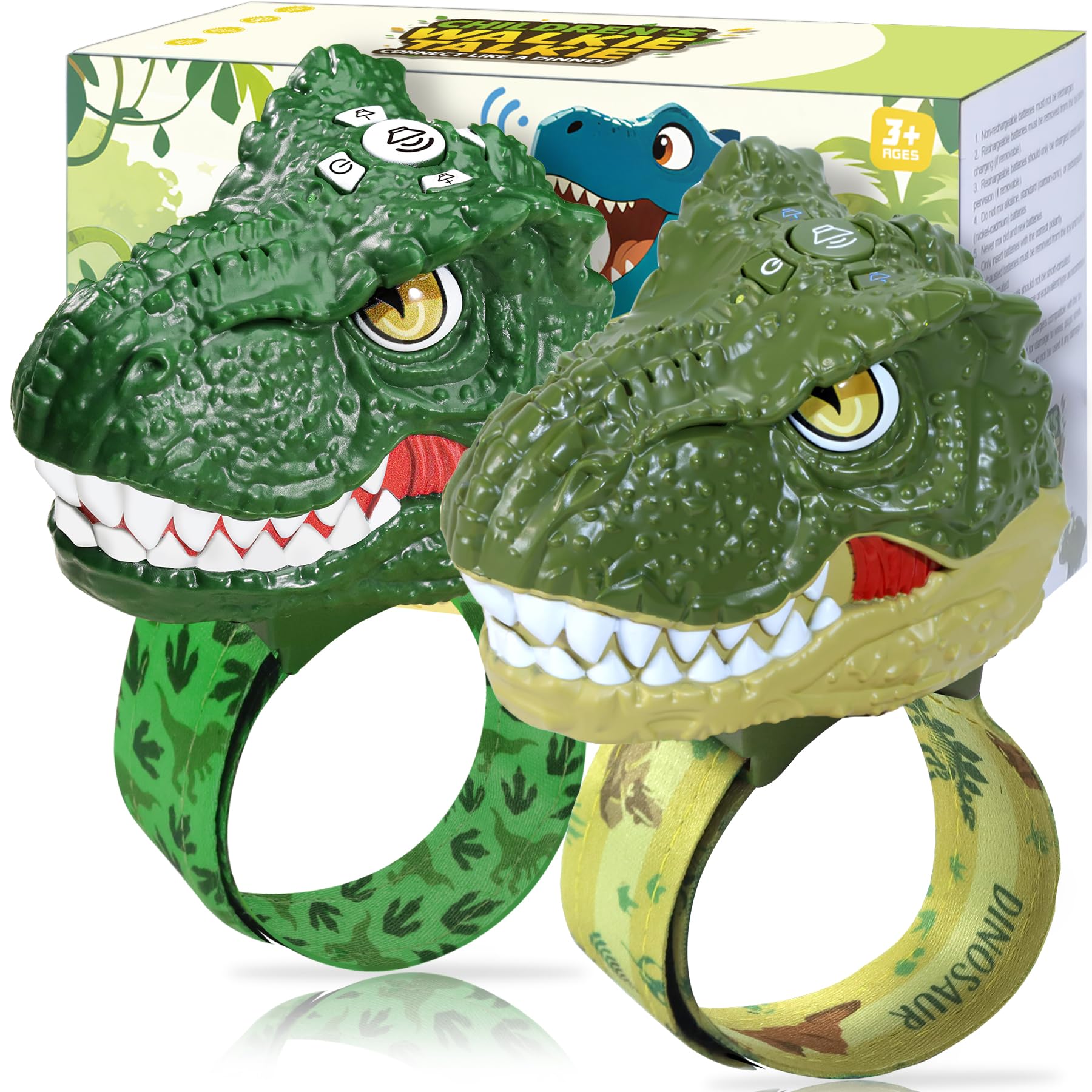 Dinosaur Walkie Talkies for Kids - 2 Pack -12