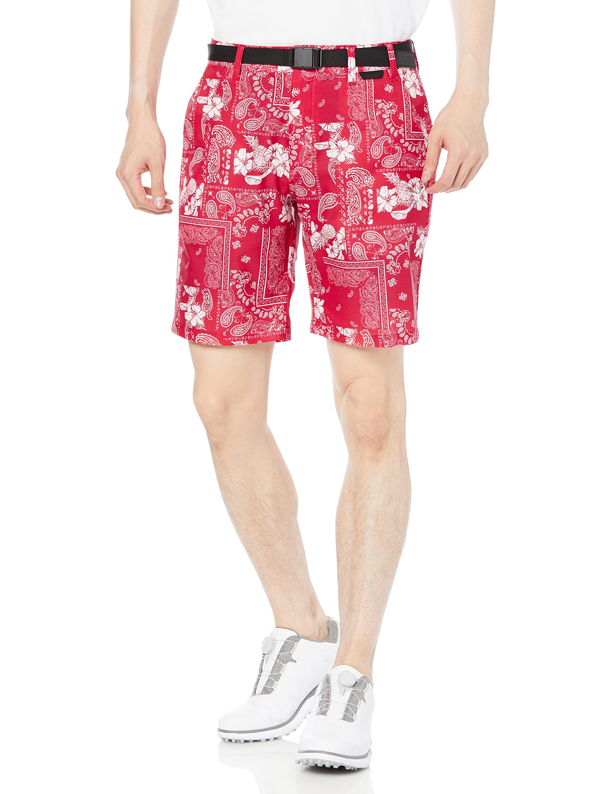 Amazon | [プーマ] ゴルフハーフパンツ ゴルフ ドットエアー バンダナ 