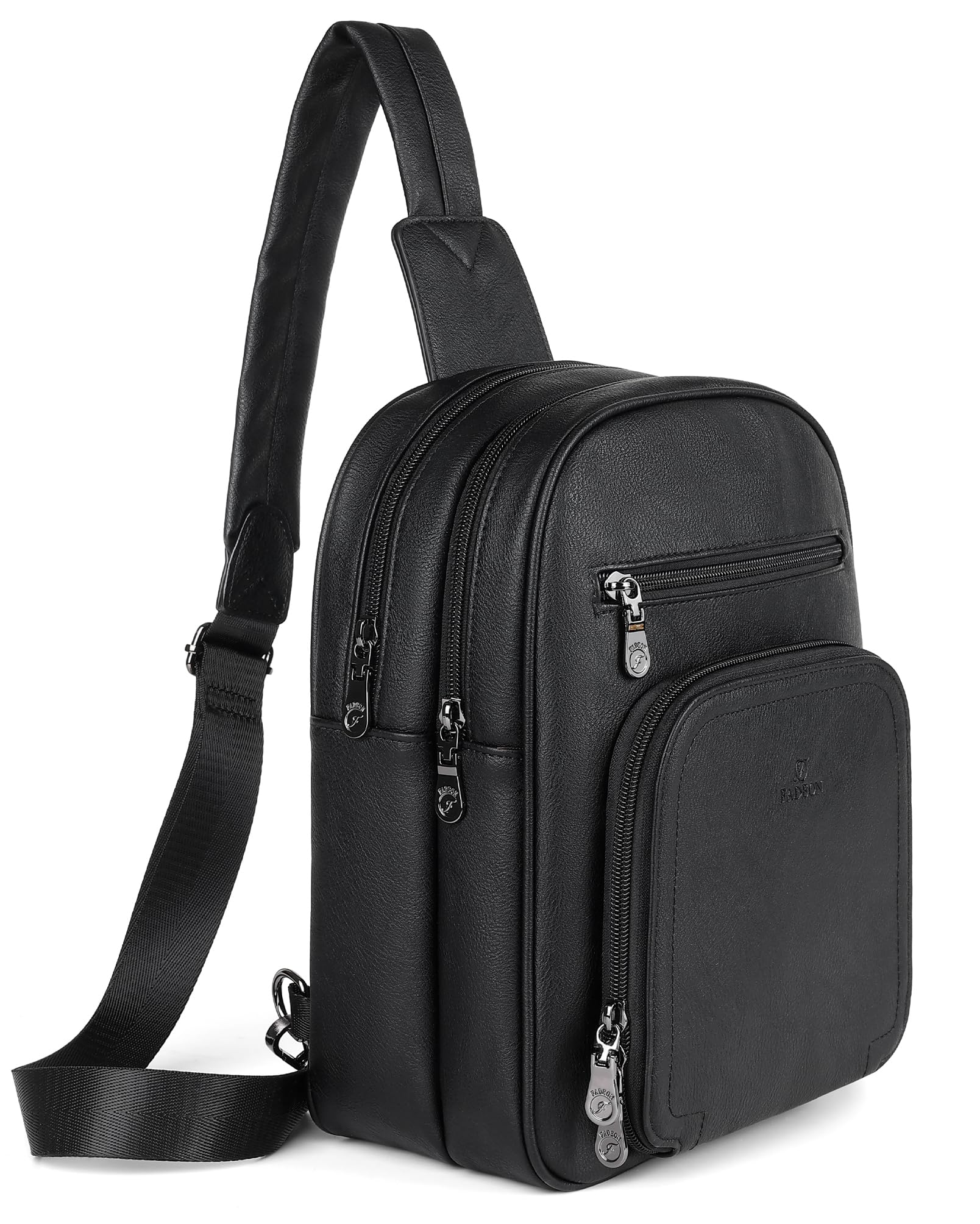 FADEON Sling Bags for Women Crossbody Bag, Designer PU Leather Sling Purse