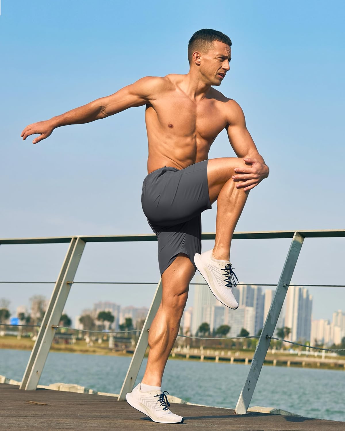 G Gradual Men's Athletic Running Shorts with Zipper Pockets Quick Dry 7"/ 5"/ 9" Workout Gym Shorts for Basketball Hiking - Image 7