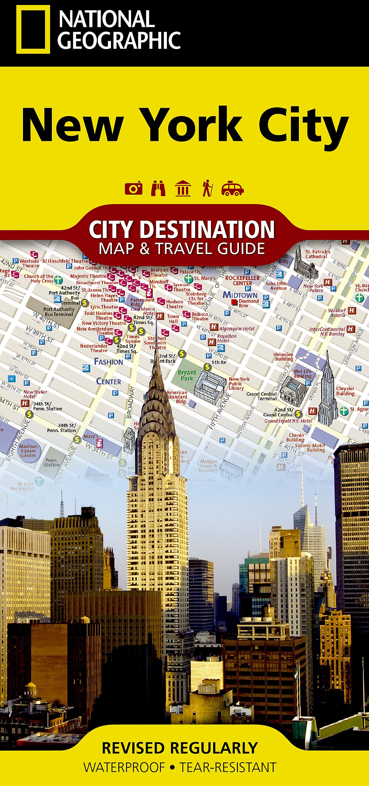 New York City Map: City Destination Maps (National Geographic Destination City Map)