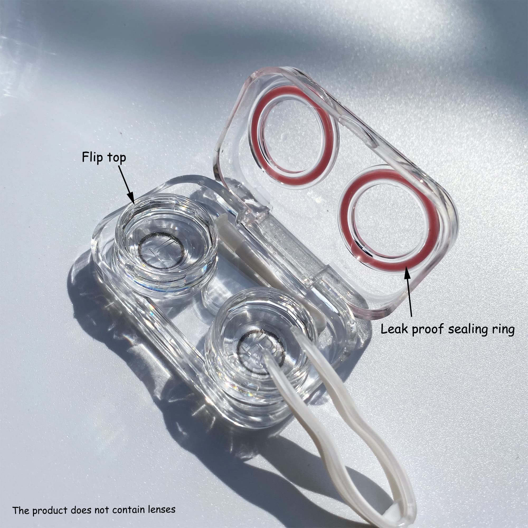 Othirls 4 PCS Contact Lens Cases, Colorful Contact Lens Container Holder - Image 3
