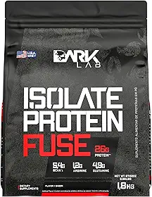 Whey Isolate Protein Fuse Dark Lab, 1.8Kg, Baunilha, Suporte Muscular