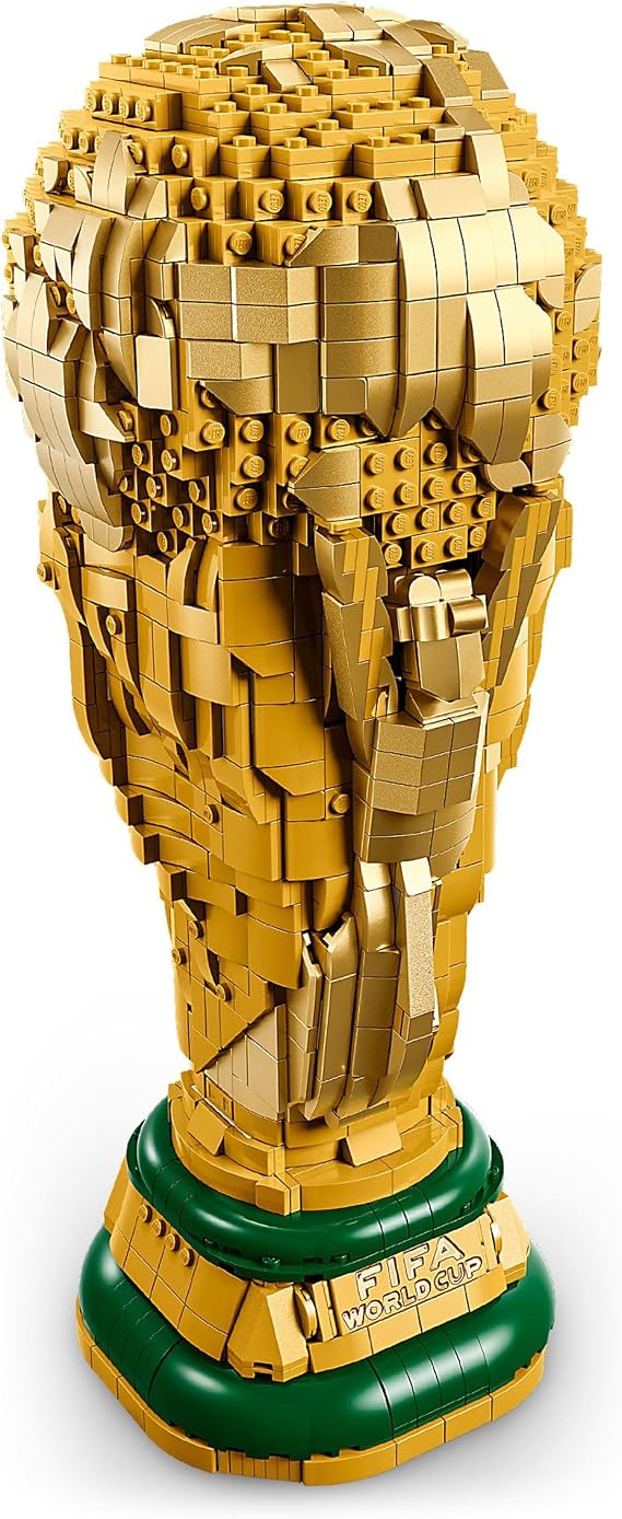 LEGO Editions Sports Official FIFA World Cup Cup Cup - 3 D DIY model with collectible minifigure - Football gift for boys & girls aged 12 and over and adult fans - 43020