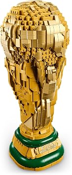 LEGO Editions Sports Official FIFA World Cup Cup Cup - 3 D DIY model with collectible minifigure - Football gift for boys & girls aged 12 and over and adult fans - 43020