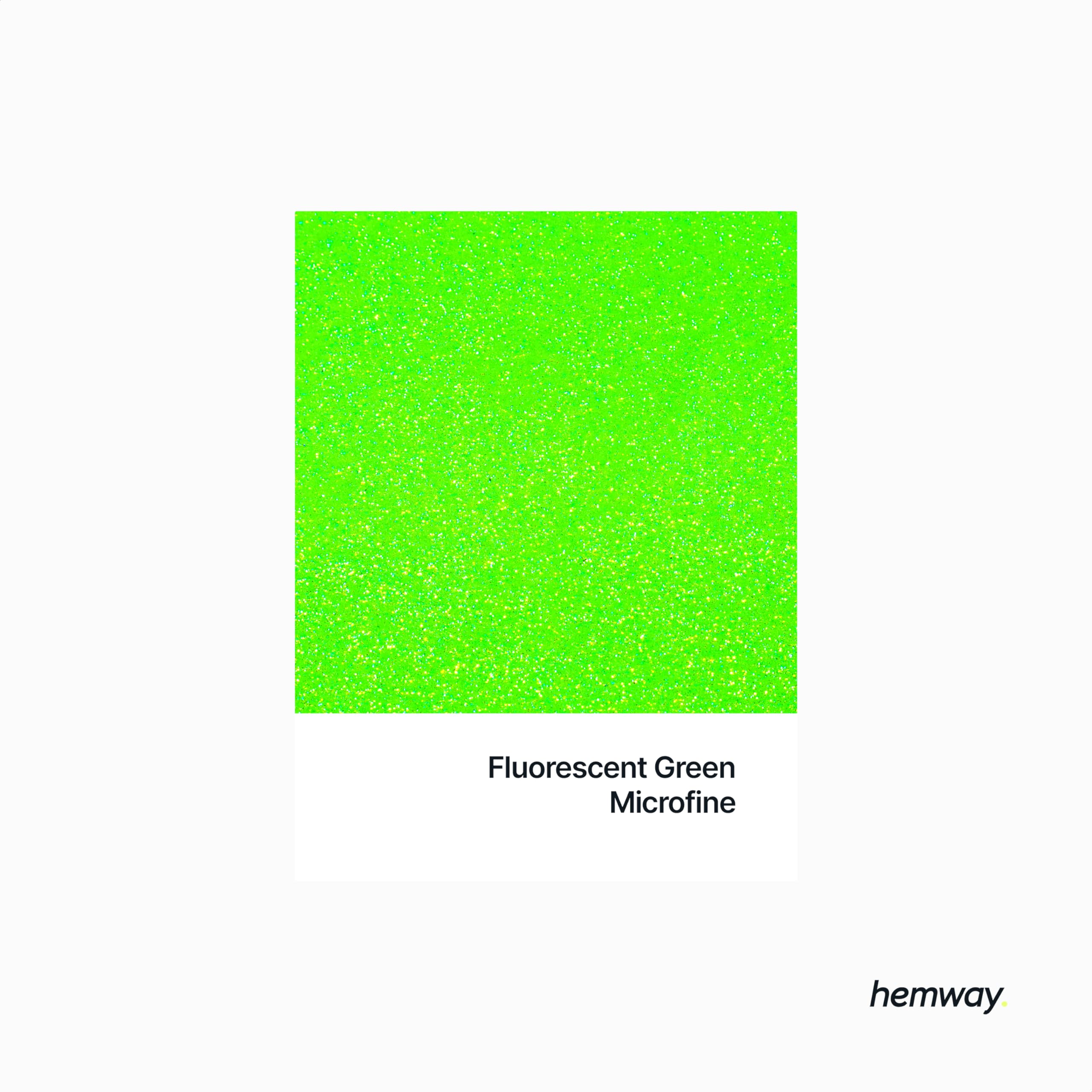 Hemway Glitter Shaker Fluorescent Green 130g x2 Pack Ultrafine, Craft Glitter Shakers for Resin & Epoxy Crafts - Image 2