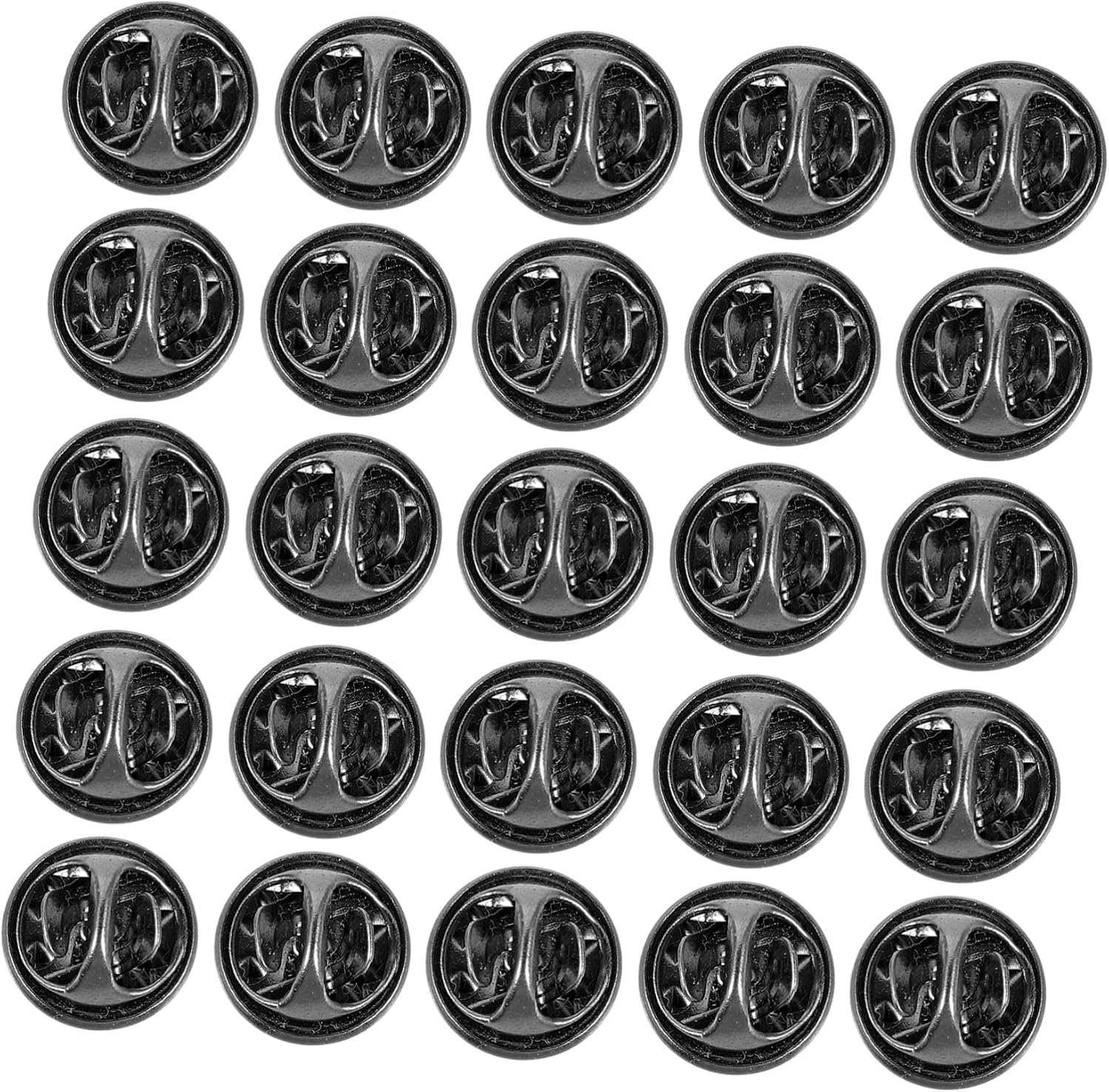 Uonlytech 500pcs Badge Clutch Pin Backs for Jewelry Making Butterfly Pins for DIY Crafts Easy to Install Locking Accessories