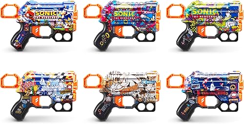 Miniatura 7 de X-Shot-Skins-Series 1-2PK Amenaza (16 Dardos) Sonic MEGA