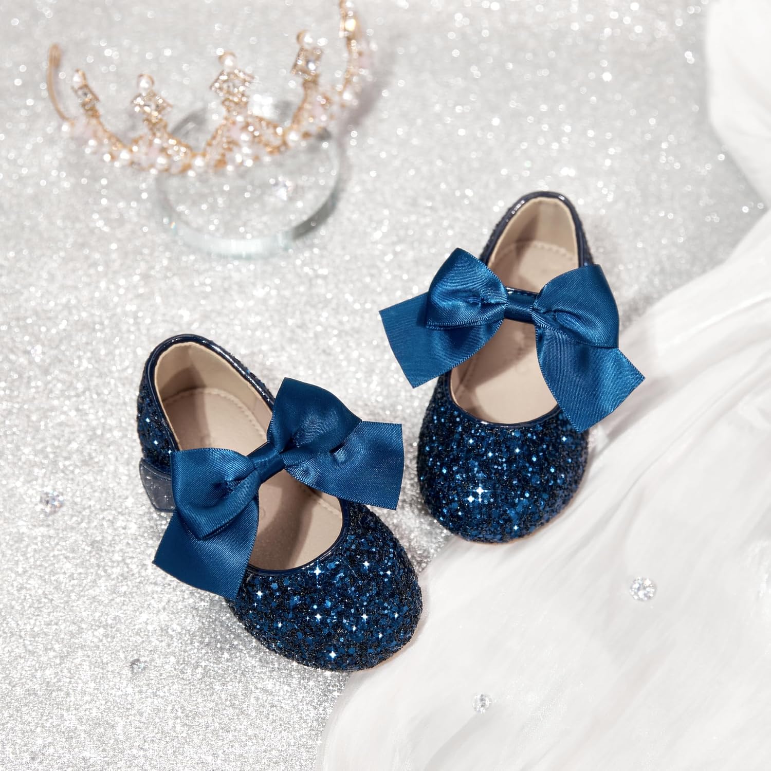 Otter MOMO Toddler/Little Girls Mary Jane Ballerina Flats Shoes Slip-on School Party Dress Shoes - Image 5